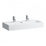 Раковина для ванної Laufen Living 100х46 см із 2 отворами кераміка білий H8184370001071