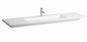 Раковина для ванної Laufen Living 180х48 см з 1 отвором без переливу кераміка білий H8164380001111