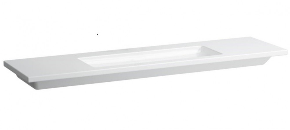 Раковина для ванної Laufen Living 180х48 см без отворів без переливу кераміка білий H8164380001121