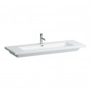 Раковина для ванной Laufen Living 130х48 см с 1 отверстием керамика белый с покрытием LCC H8164364001071