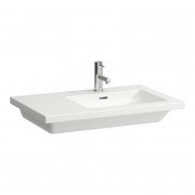 Раковина для ванной Laufen Living 75х48 см с 1 отверстием полка слева керамика белый H8174390001041