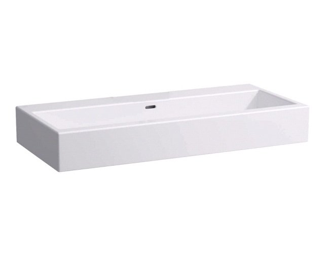 Раковина для ванной Laufen Living 100х46 см без отверстий керамика белый H8184370001091