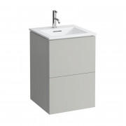 Тумба с раковиной Laufen Kartell 50х50х72,6 см МДФ галька серая H8603316411041
