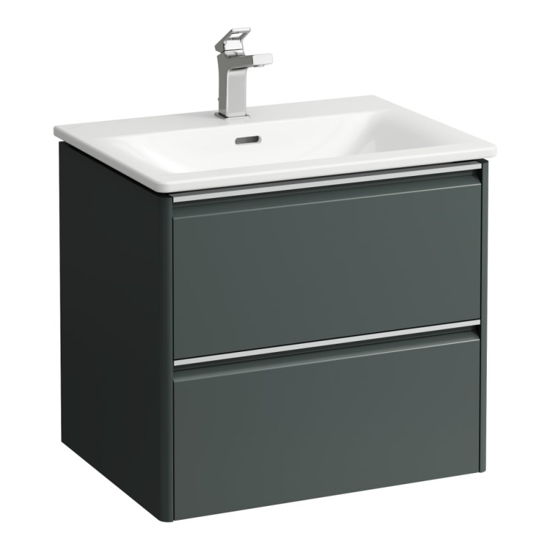 Тумба с раковиной Laufen Palace 60х45х54,5 см МДФ серый H8607022661041