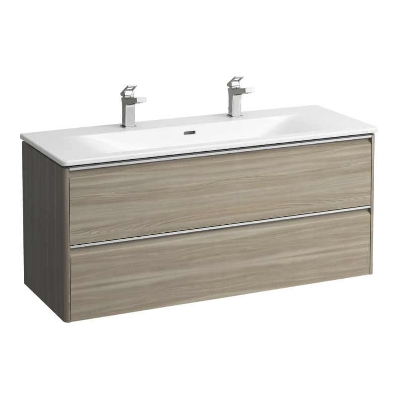 Тумба з раковиною Laufen Palace 120х45х54,5 см МДФ світлий в'яз H8607092621071