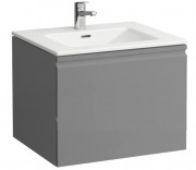 Тумба з раковиною Laufen Pro S 60х50х45,5 см МДФ графіт H8609624801041
