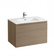 Тумба с раковиной Laufen Pro S 80х50х45,5 см МДФ светлый дуб H8609634791041