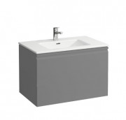 Тумба с раковиной Laufen Pro S 80х50х45,5 см МДФ графит H8609634801041