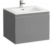 Тумба з раковиною Laufen Pro S 60х50х45,5 см МДФ графіт H8609624801041