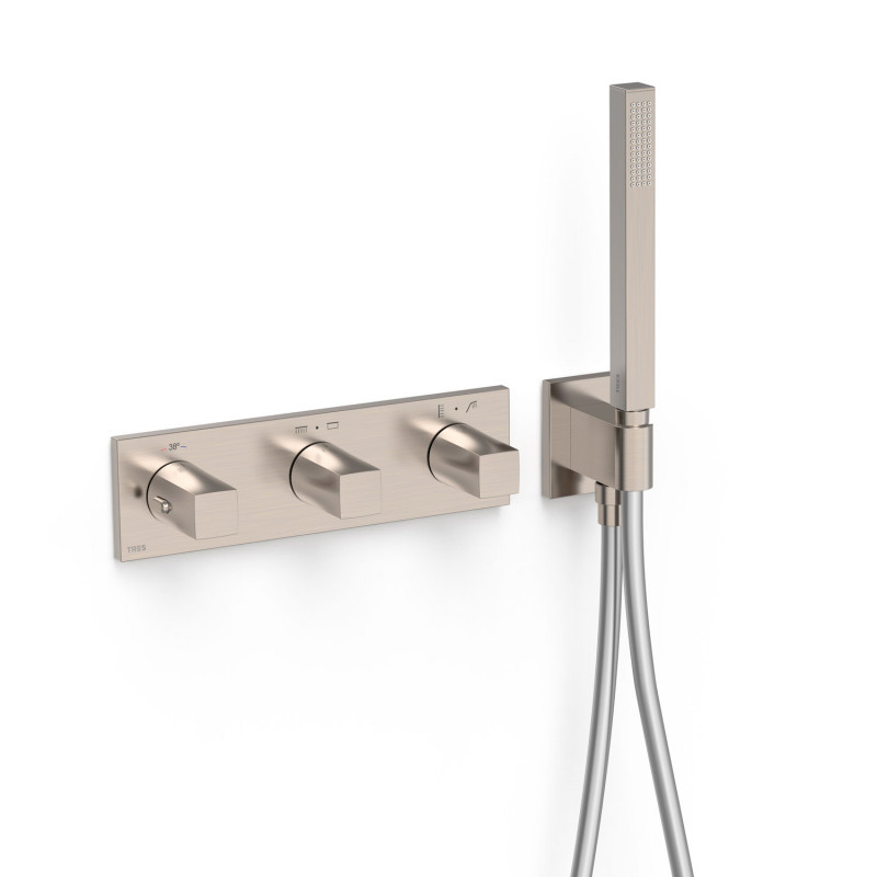 Термостат для душу Tres B-system 4 споживача із душовим набором сталь 30725401AC
