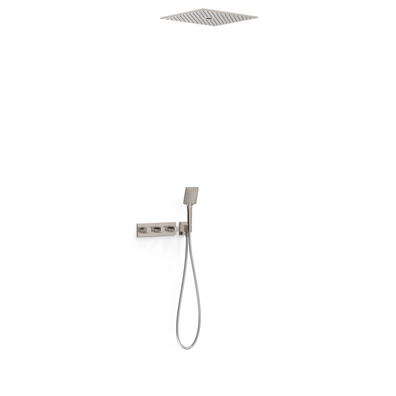 Душевая система скрытого монтажа Tres B-system с термостатом сталь 30725306AC