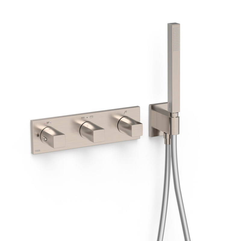 Термостат для душу Tres B-system 3 споживача з душовим набором сталь 30725301AC