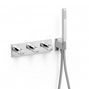 Термостат для душа Tres B-system 4 потребителя с душевым набором хром 30725401