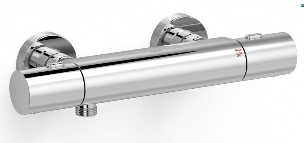 Термостат для душу Tres Over-wall двовентильний хром 19016401