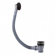 Слив-перелив для ванн Tres Click-Clack матовый черный 03453420NM