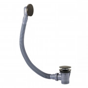 Слив-перелив для ванн Tres Click-Clack черная бронза 03453420KMB