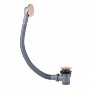 Слив-перелив для ванн Tres Click-Clack розовое золото 03453420OP