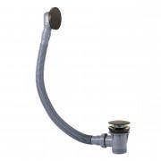 Злив-перелив для ванн Tres Click-Clack чорна бронза 03453420KMB