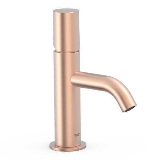 Змішувач для мушлі Tres Study colors одноважільний матове рожеве золото 26190301OPM