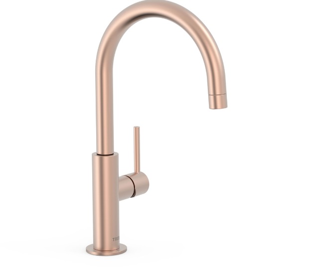 Смеситель для раковины Tres Study colors однорычажный матовое розовое золото 26290402OPM