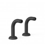 Вывод с адаптером для ванны Tres с глушителем матовый черный 24287101NM