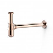 Сифон для раковины Tres с инспекционным люком розовое золото 03463430OP