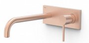 Смеситель для раковины Tres Study Exclusive colors настенный матовое розовое золото 26230012OPM