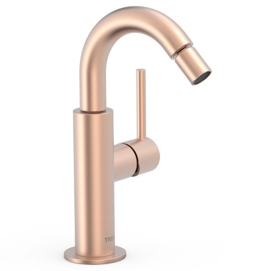 Змішувач для біде Tres Study одноважільний матове рожеве золото 26222402OPM