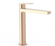 Смеситель для раковины Tres Project-Tres однорычажный матовое розовое золото 21120301OPM