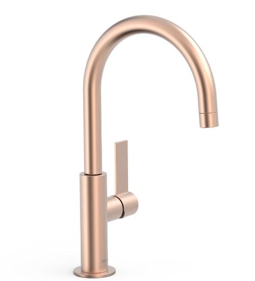 Змішувач для раковини Tres Project-Tres одноважільний матове рожеве золото 21190501OPM