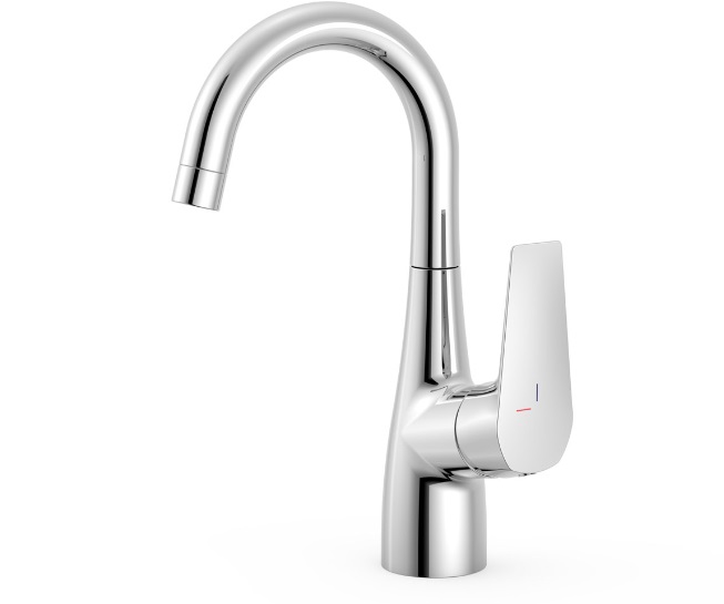 Змішувач для раковини Tres Canigo Plus одноважільний хром 21830802