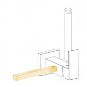 Тримач для рушників Tres Cuadro 180 мм золото 03412402OR