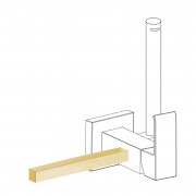 Держатель для полотенец Tres Cuadro 180 мм матовое золото 03412402OM