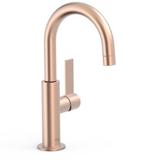 Смеситель для раковины Tres Project-Tres однорычажный матовое розовое золото 21190401OPM