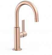 Смеситель для раковины Tres Project-Tres однорычажный матовое розовое золото 21190401OPM