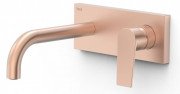 Змішувач для раковини Tres Project-Tres настінний матове рожеве золото 21130011OPM