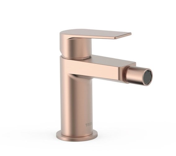 Смеситель для биде Tres Project-Tres однорычажный матовое розовое золото 21112001OPM
