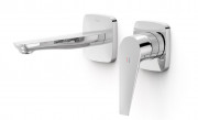 Смеситель для раковины Tres Canigo Plus настенный однорычажный хром 21830003