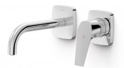 Смеситель для раковины Tres Canigo настенный однорычажный хром 21730001