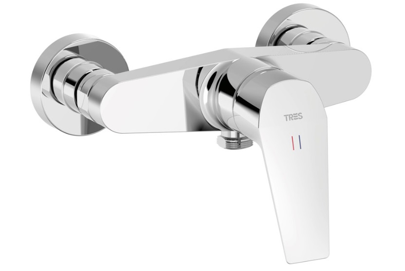 Змішувач для душу Tres Canigo одноважільний хром 21726701