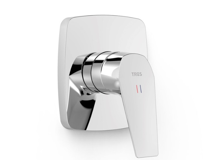 Смеситель для душа Tres Canigo встраиваемый 1 потребитель хром 21727810