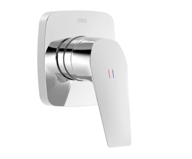 Смеситель для душа Tres Canigo встраиваемый 1 потребитель хром 21717701