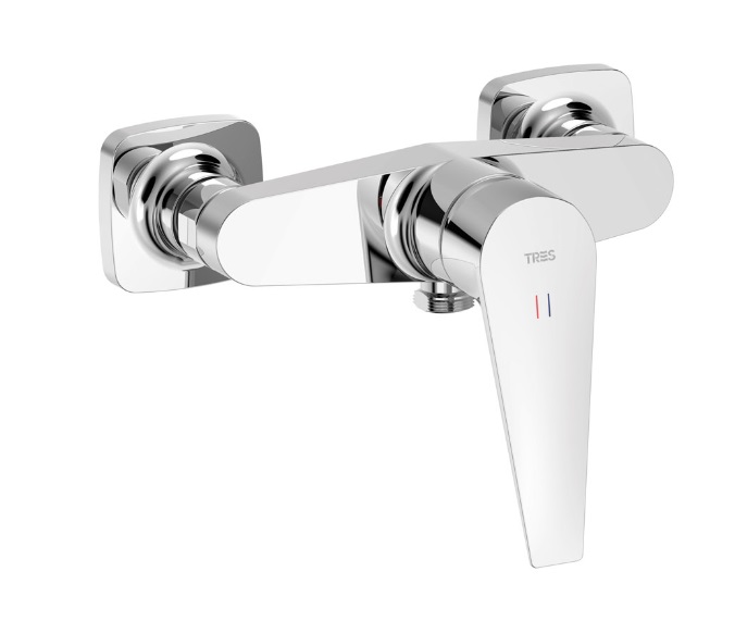 Змішувач для душу Tres Canigo Plus одноважільний хром 21826701