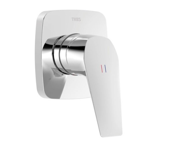 Змішувач для душу Tres Canigo вбудований 1 споживач хром 21717701