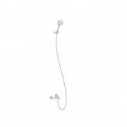 Змішувач для ванної Tres Canigo Plus одноважільний з душовим набором хром 21817001