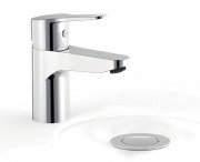 Змішувач для раковини Tres Base одноважільний з донним клапаном хром 21510303D