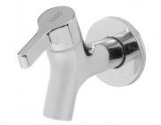 Кран для холодной воды Tres Base однорычажный настенный хром 21552001