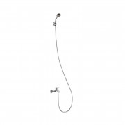 Смеситель для ванной Tres Base однорычажный с душевым набором хром 21517010