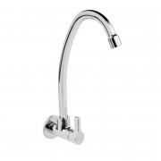 Кран для холодной воды Tres Base однорычажный настенный хром 21550601