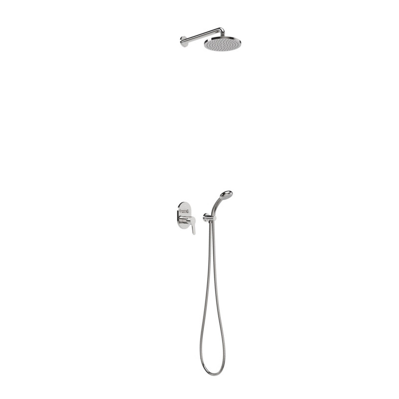 Душевая система скрытого монтажа Tres Base со смесителем хром 21599002